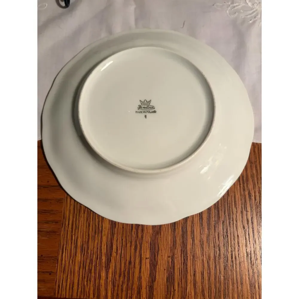Vintage‎ Karolina Poland Floral Plate 7 inches